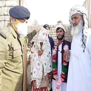 سمندری میں شہید پولیس اہلکار کی بیٹی کی شادی  افسران اور جوانوں کی شرکت